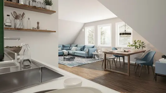 Wohnung im Dachgeschoss