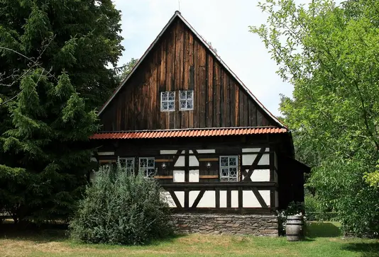 Kleines Fachwerkhaus